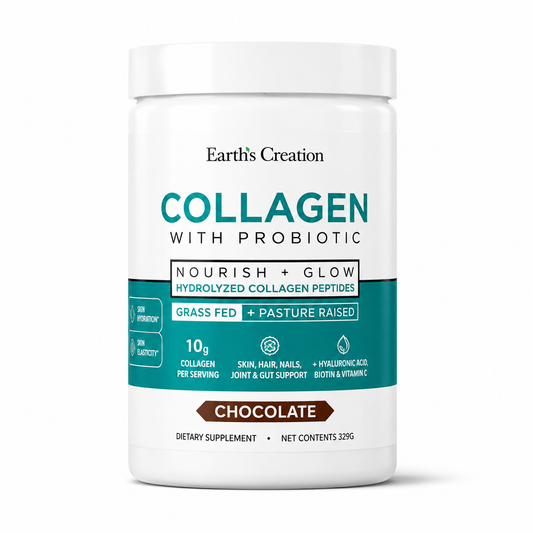 Grass-Fed Collagen Peptides with Probiotics – Chocolate